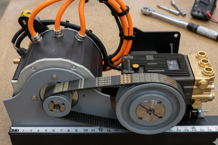 Green Whisper battery-powered pressure washing system